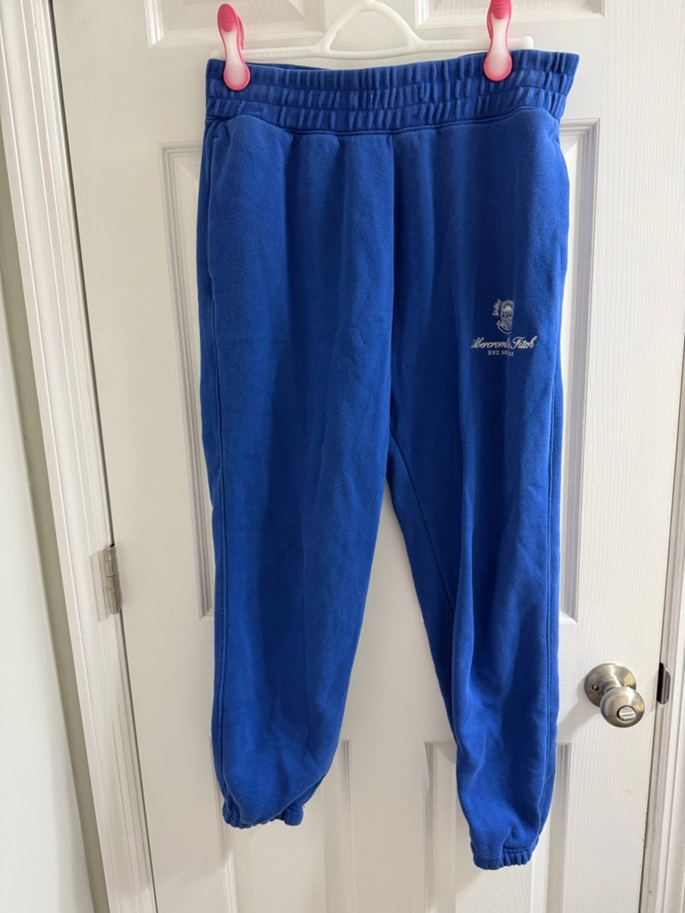 Abercrombie Fitch A+F Blue Mens Joggers Sweatpants Medium M